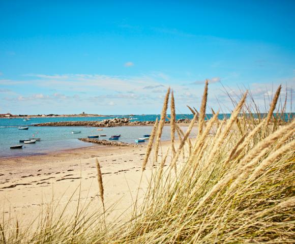 Les Ammareus beach in Guernsey