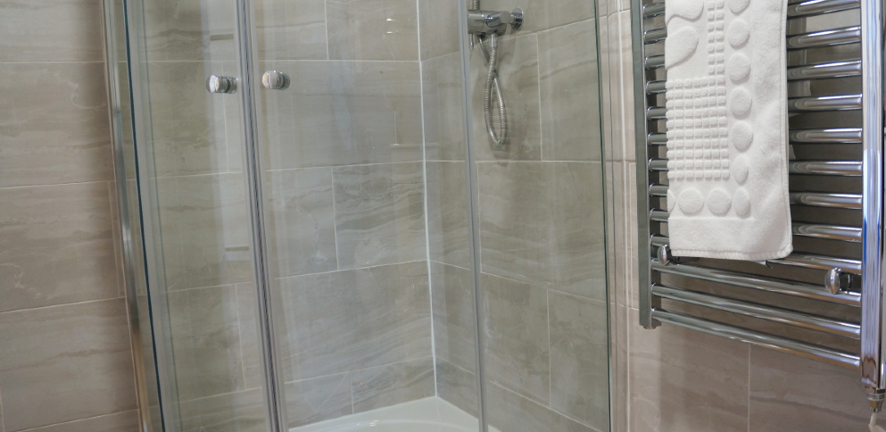 shower in en-suite bathroom