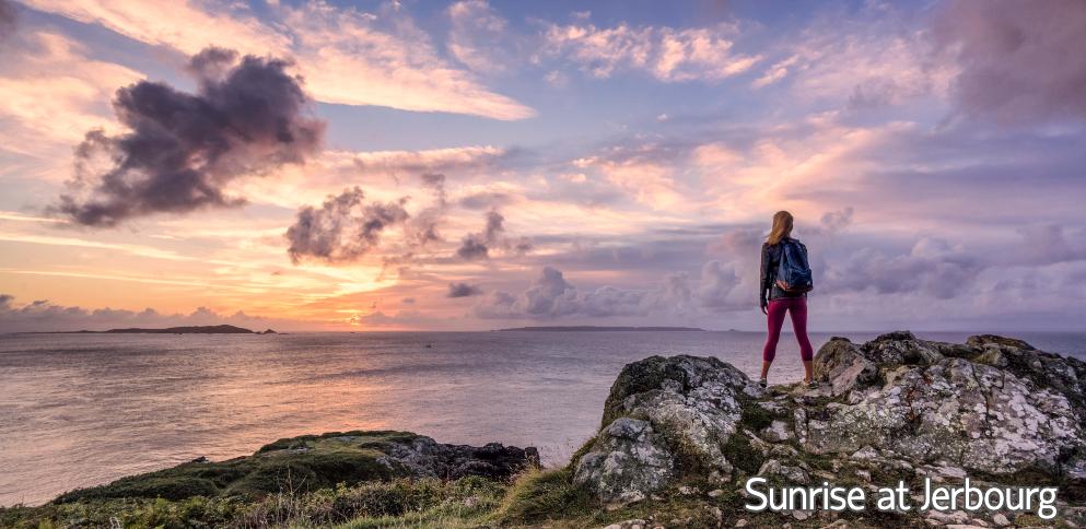 Sunrise at Jerbourg Point, Guernsey