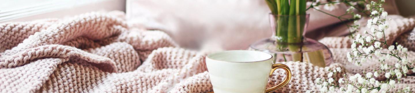 cosy blankets and cup of tea