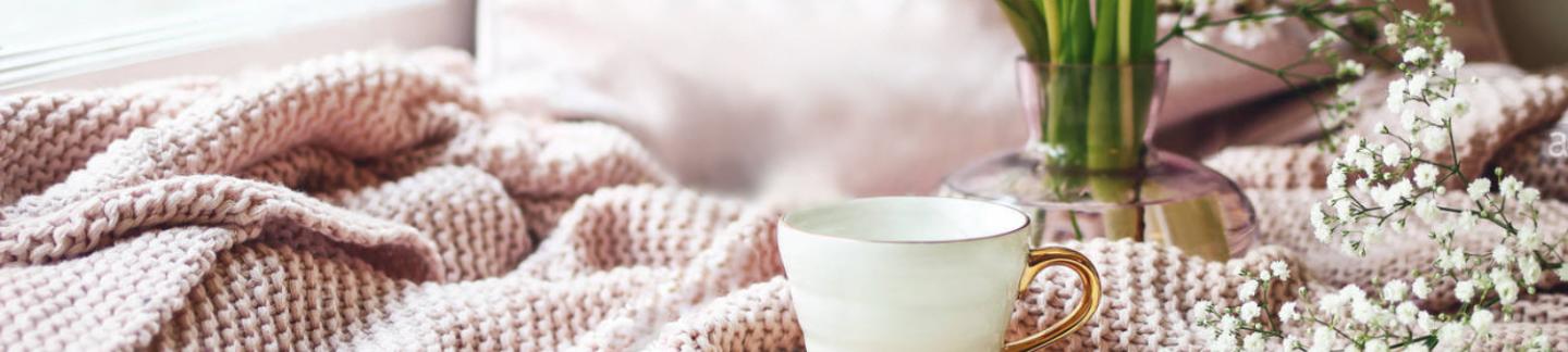 cosy blankets and cup of tea