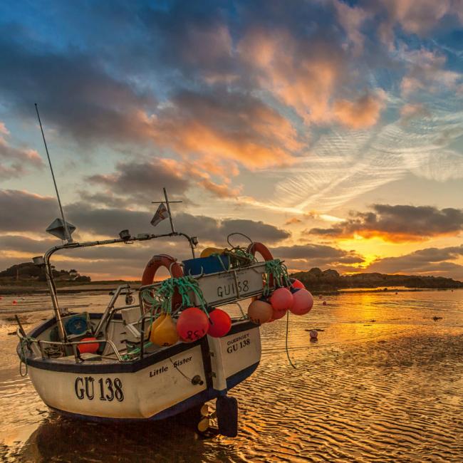 fishing boats at Bordeaux Harbour