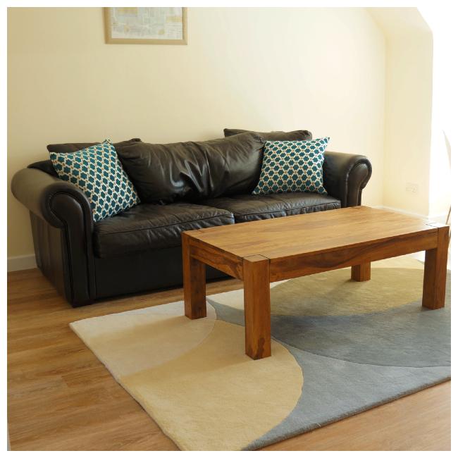 Living room in the Ellingham Apartments at Bordeaux