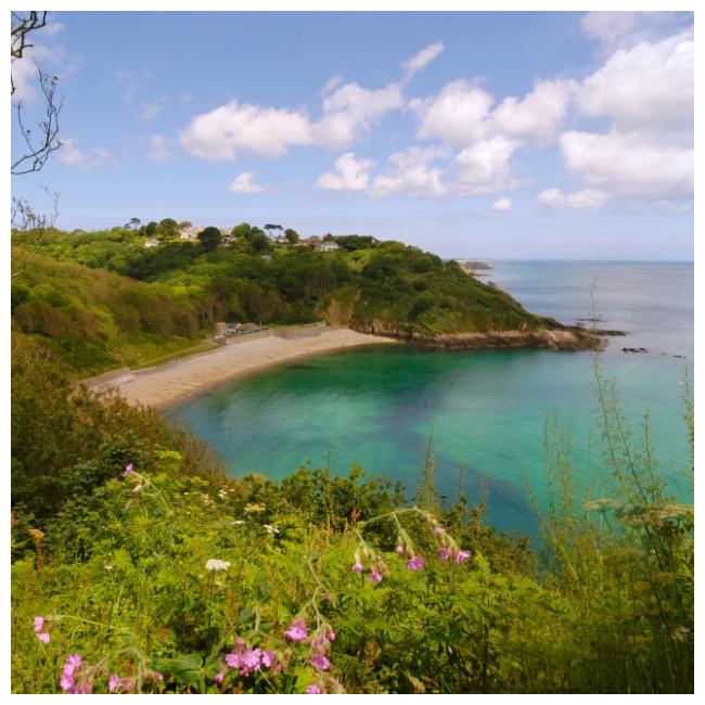 View of Fermain Bay, St Martins, Guernsey